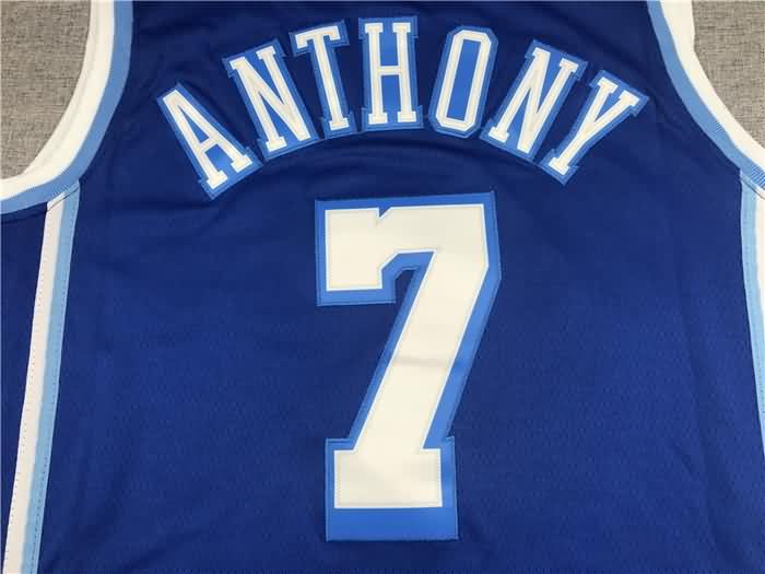 Los Angeles Lakers 20/21 Blue #7 ANTHONY Basketball Jersey (Stitched)