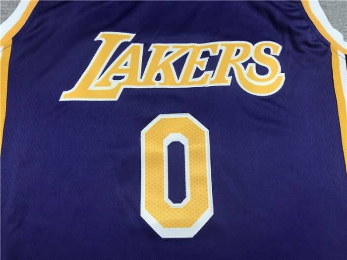 Los Angeles Lakers 20/21 Purple #0 WESTBROOK Basketball Jersey (Stitched)