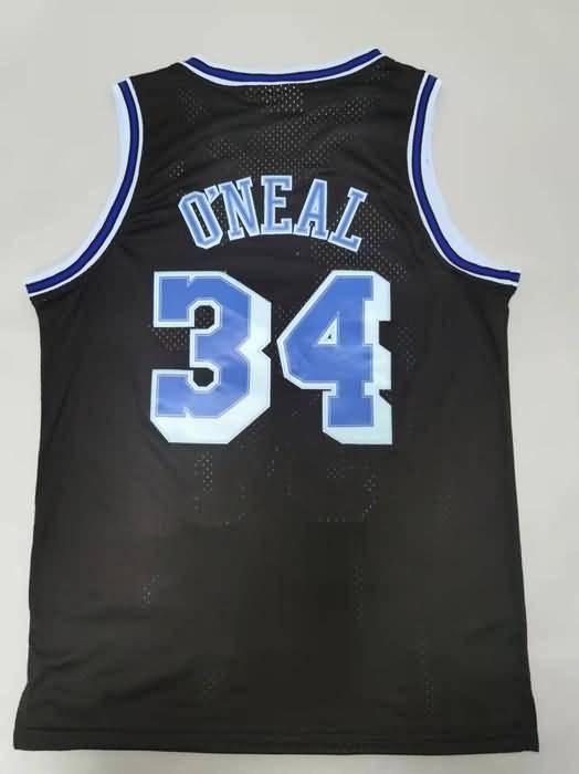 Los Angeles Lakers 1996/97 Black #34 ONEAL Classics Basketball Jersey 02 (Stitched)