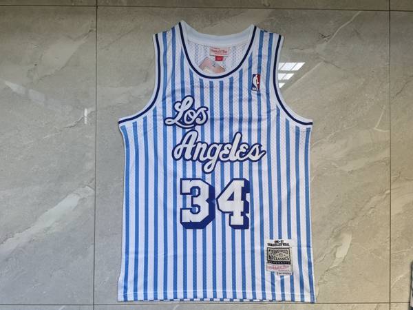 1996/97 Los Angeles Lakers Blue White #34 ONEAL Classics Basketball Jersey (Stitched)