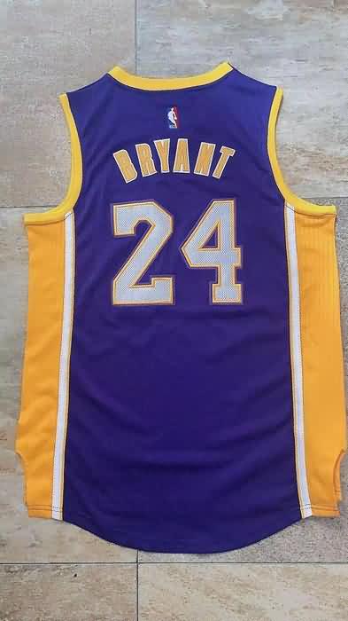 Los Angeles Lakers Purple #24 BRYANT Classics Basketball Jersey (Closely Stitched)