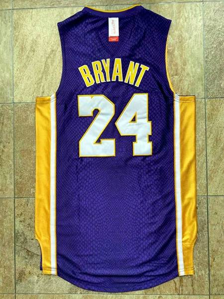 Los Angeles Lakers Yellow #8 Purple #24 BRYANT Classics Basketball Jersey (Closely Stitched)