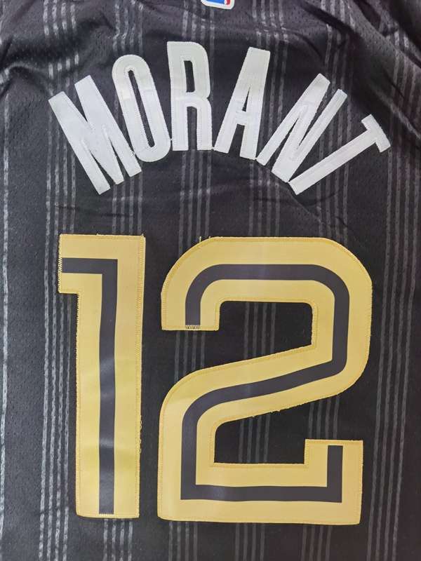 Memphis Grizzlies 20/21 Black #12 MORANT City Basketball Jersey (Stitched)