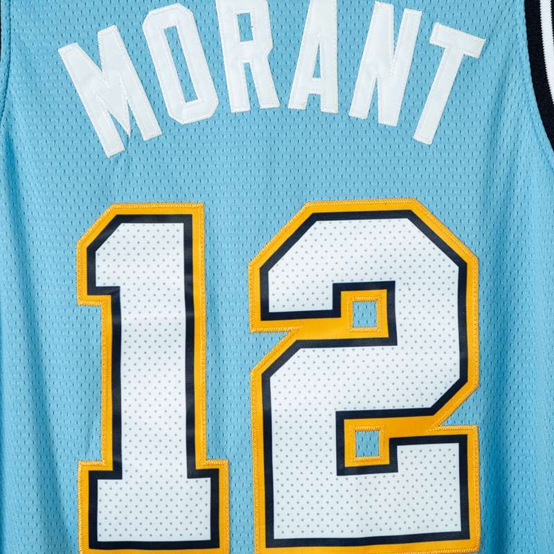 Memphis Grizzlies 20/21 Blue #12 MORANT City Basketball Jersey (Stitched)