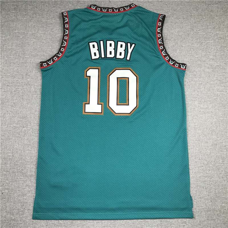 Memphis Grizzlies 1998/99 Green #10 BIBBY Classics Basketball Jersey (Stitched)