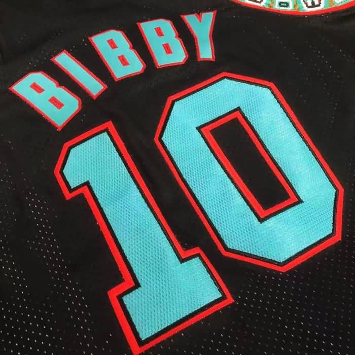 Memphis Grizzlies 1998/99 Black #10 BIBBY Classics Basketball Jersey (Closely Stitched)