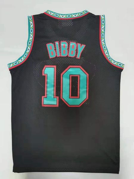 1998/99 Memphis Grizzlies Black #10 BIBBY Classics Basketball Jersey (Stitched)