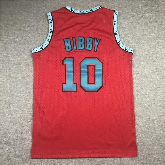 Memphis Grizzlies 1998/99 Red #10 BIBBY Classics Basketball Jersey (Stitched)