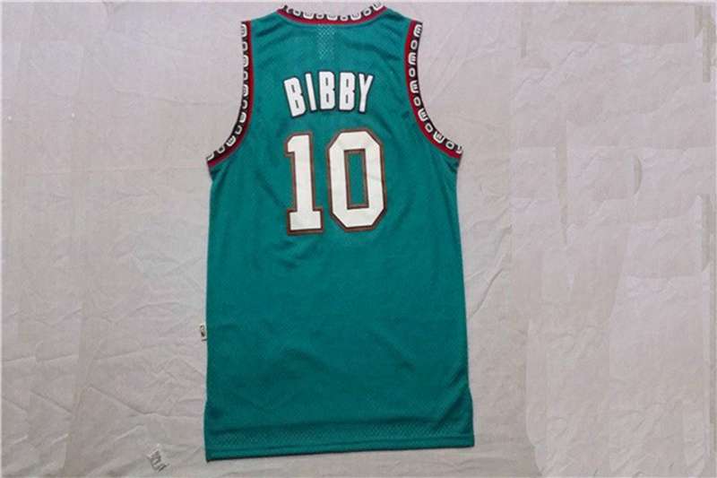 Memphis Grizzlies Green #10 BIBBY Classics Basketball Jersey (Stitched)