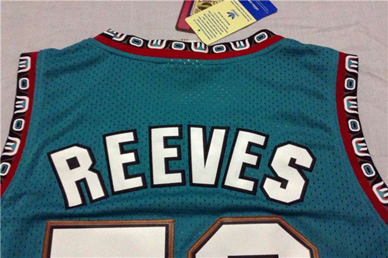 Memphis Grizzlies Green #50 REEVES Classics Basketball Jersey (Stitched)