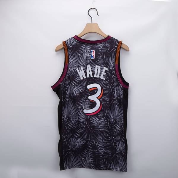 Miami Heat 20/21 Black #3 WADE AJ Basketball Jersey (Stitched)