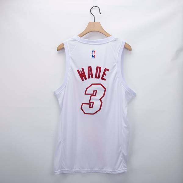 Miami Heat 20/21 White #3 WADE Basketball Jersey 02 (Stitched)