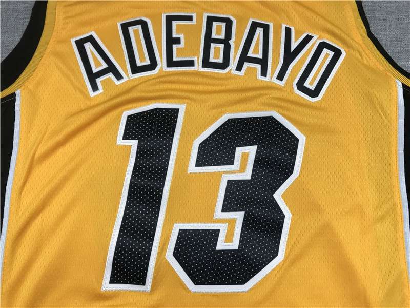 Miami Heat 20/21 Yellow #13 ADEBAYO Basketball Jersey (Stitched)