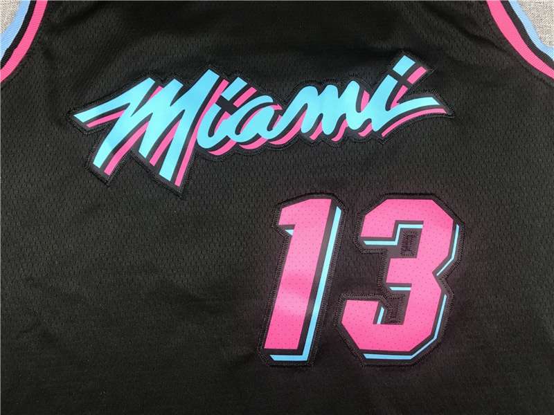 Miami Heat 2020 Black #13 ADEBAYO City Basketball Jersey (Stitched)