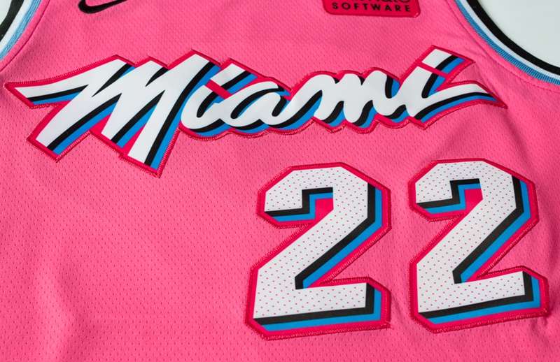 Miami Heat 2020 Pink #22 BUTLER City Basketball Jersey (Stitched)