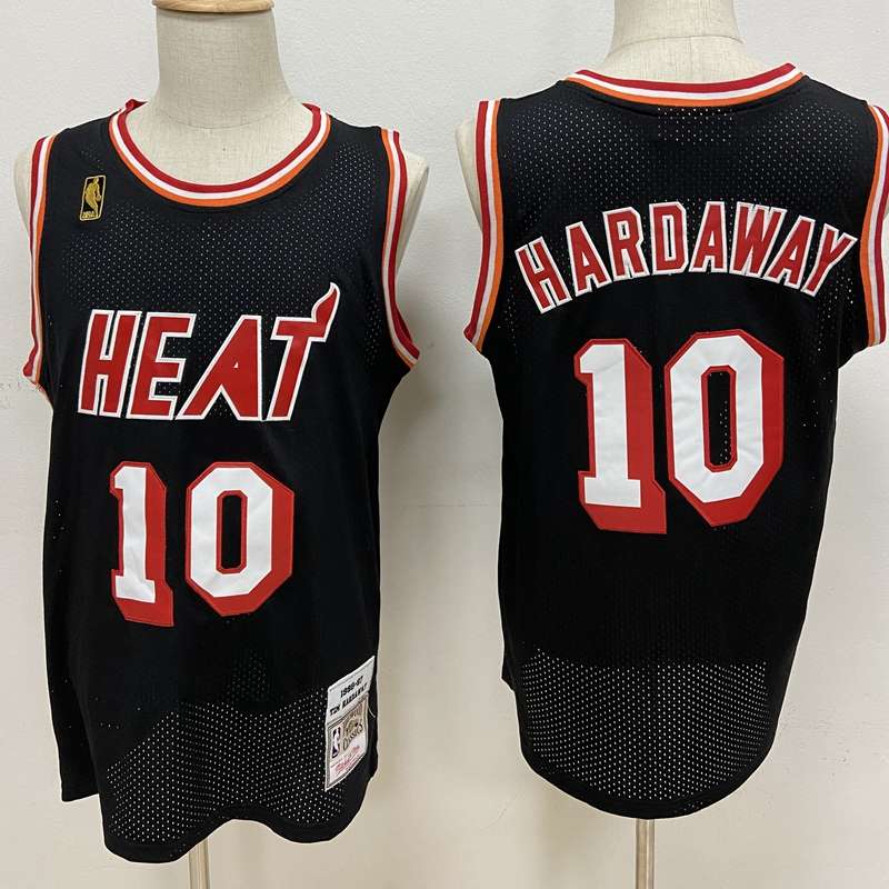 Miami Heat 1996/97 Black #10 HARDAWAY Classics Basketball Jersey (Stitched)