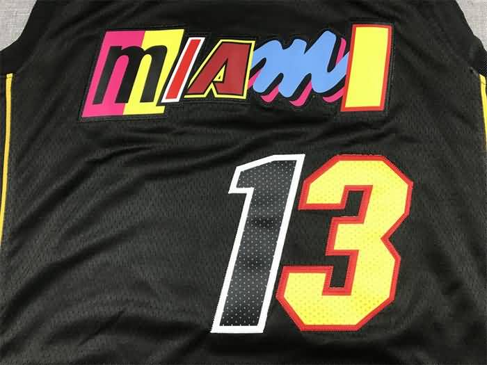 Miami Heat 21/22 Black #13 ADEBAYO City Basketball Jersey (Stitched)