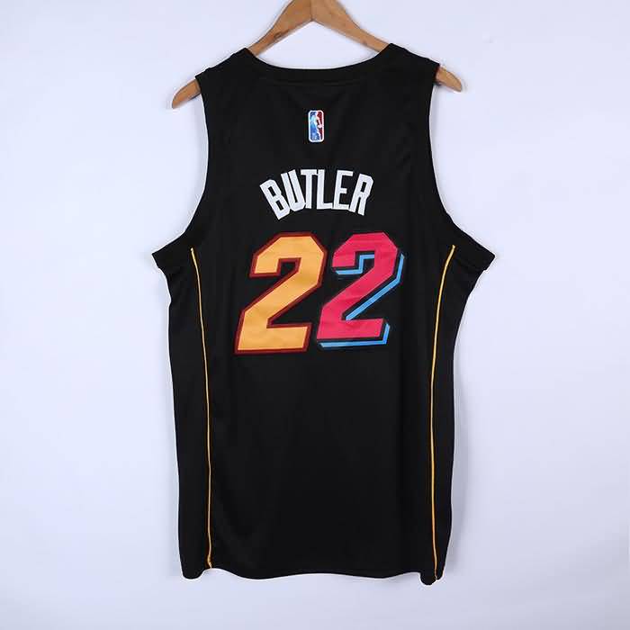 Miami Heat 21/22 Black #22 BUTLER City Basketball Jersey (Stitched)