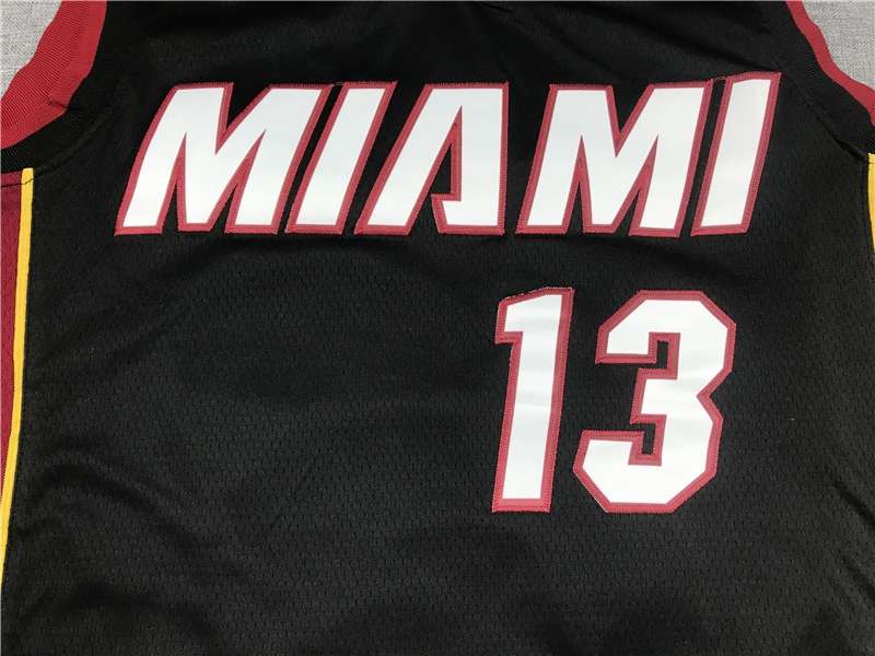 Miami Heat Black #13 ADEBAYO Basketball Jersey (Stitched)