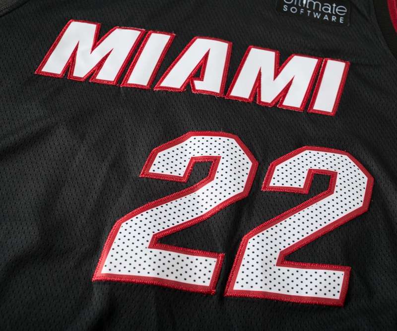 Miami Heat Black #22 BUTLER Basketball Jersey (Stitched)