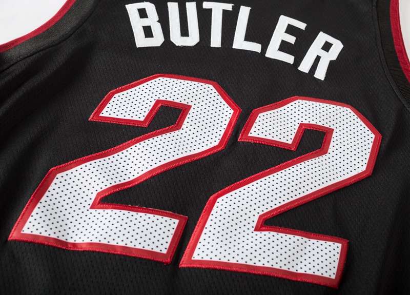 Miami Heat Black #22 BUTLER Basketball Jersey (Stitched)