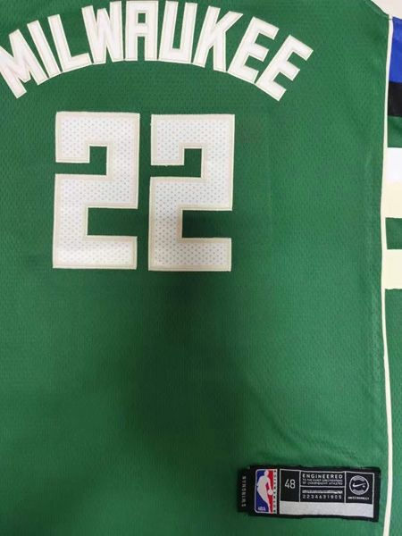 20/21 Milwaukee Bucks Green #22 MIDDLETON Basketball Jersey (Stitched)