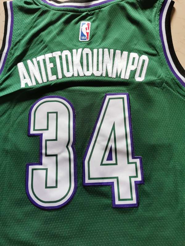 Milwaukee Bucks Green #34 ANTETOKOUNMPO Classics Basketball Jersey (Stitched)