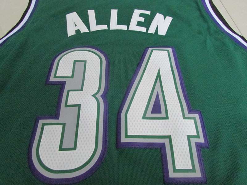 Milwaukee Bucks Green #34 ALLEN Classics Basketball Jersey (Stitched)