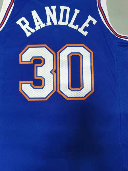 New York Knicks Blue #30 RANDLE AJ Basketball Jersey (Stitched)