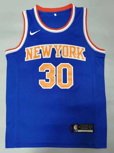 New York Knicks Blue #30 RANDLE Basketball Jersey (Stitched)
