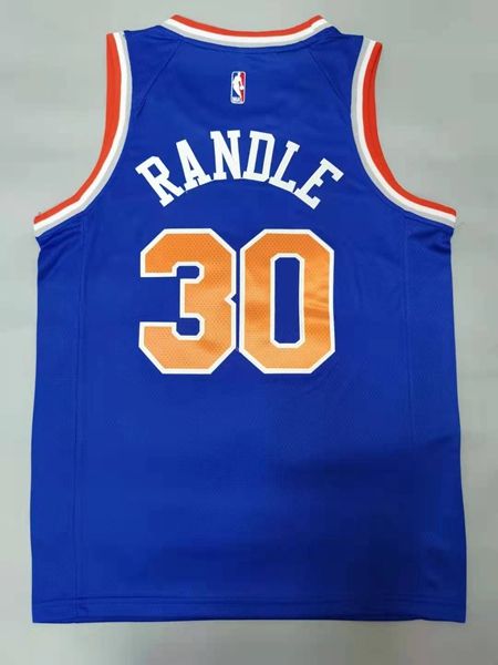 New York Knicks Blue #30 RANDLE Basketball Jersey (Stitched)