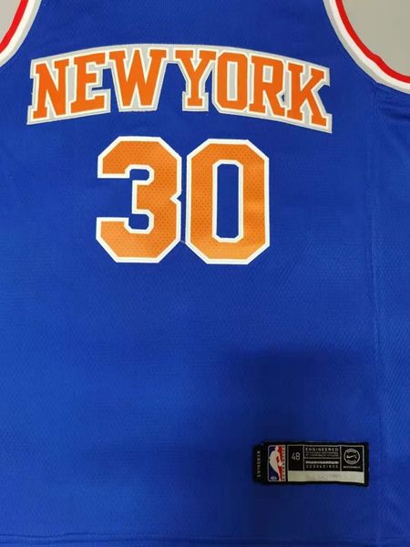 New York Knicks Blue #30 RANDLE Basketball Jersey (Stitched)