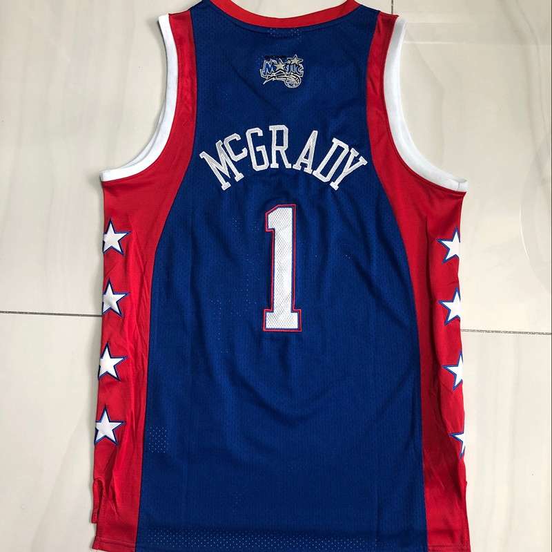 Orlando Magic 2004 Dark Blue #1 McGRADY ALL-STAR Classics Basketball Jersey (Closely Stitched)