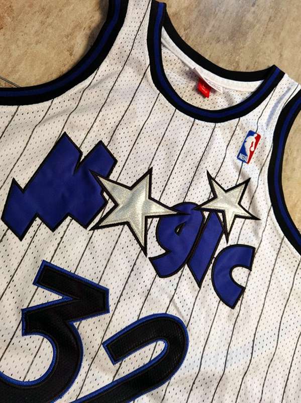 Orlando Magic 1993/94 White #32 ONEAL Classics Basketball Jersey (Closely Stitched)