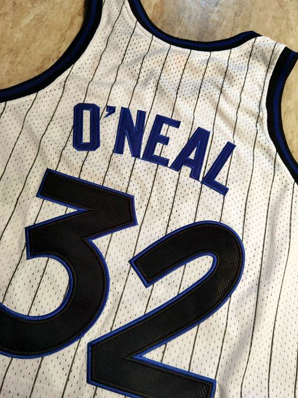 Orlando Magic 1993/94 White #32 ONEAL Classics Basketball Jersey (Closely Stitched)