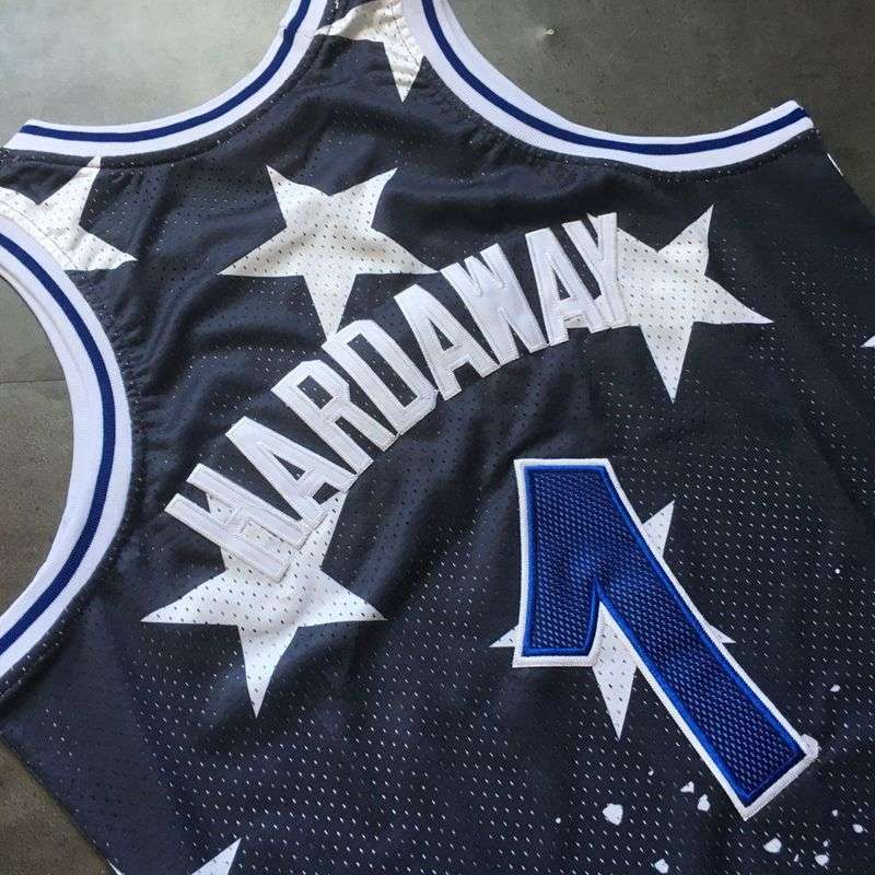 Orlando Magic 1994/95 Dark Blue #1 HARDAWAY Classics Basketball Jersey (Closely Stitched)