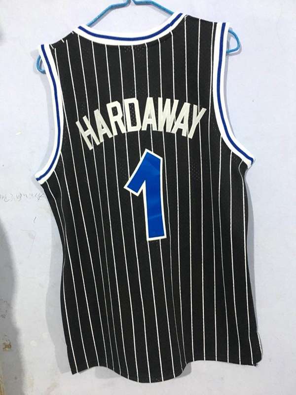 Orlando Magic 1994/95 Black #1 HARDAWAY Classics Basketball Jersey (Stitched)