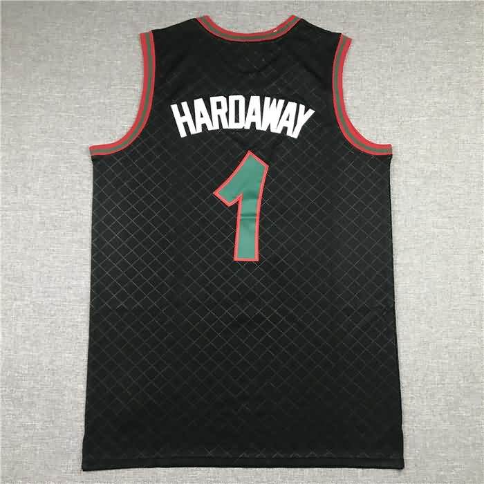 Orlando Magic 1993/94 Black #1 HARDAWAY Classics Basketball Jersey (Stitched)