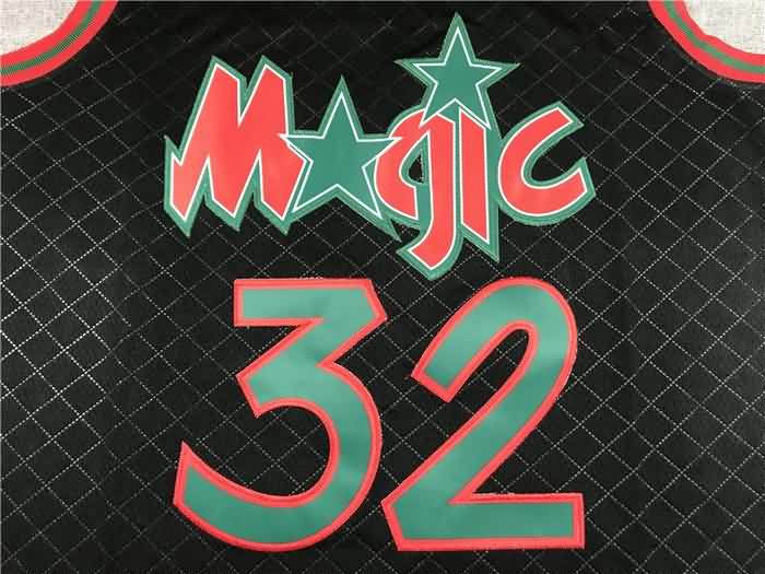 Orlando Magic 1994/95 Black #32 ONEAL Classics Basketball Jersey 02 (Stitched)