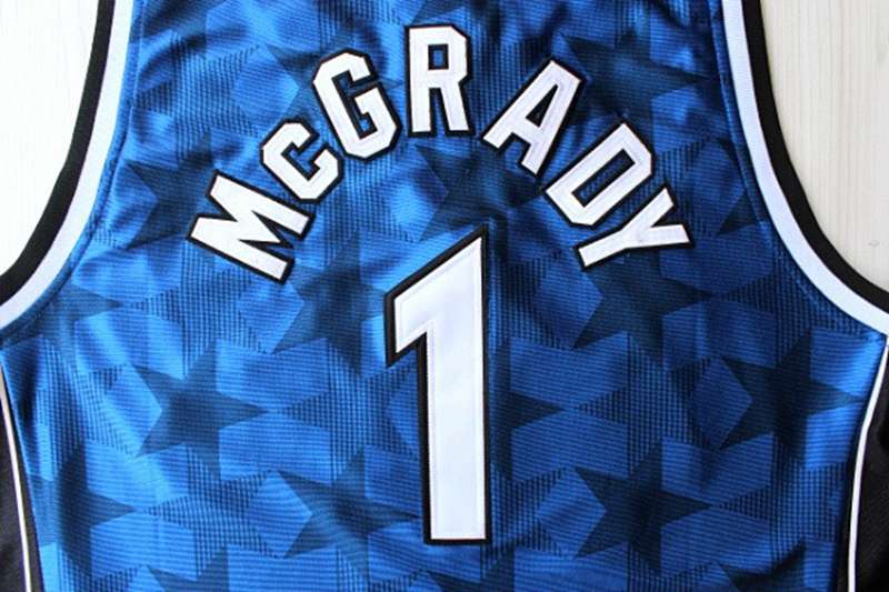 Orlando Magic Blue #1 McGRADY Classics Basketball Jersey 02 (Stitched)