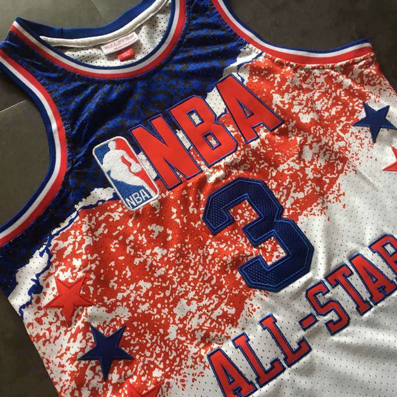 Philadelphia 76ers 2003 White #3 IVERSON ALL-STAR Classics Basketball Jersey (Closely Stitched)