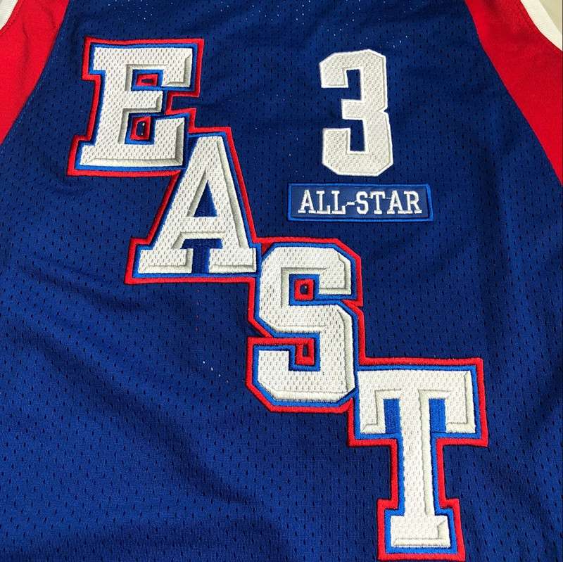 Philadelphia 76ers 2004 Dark Blue #3 IVERSON ALL-STAR Classics Basketball Jersey (Closely Stitched)