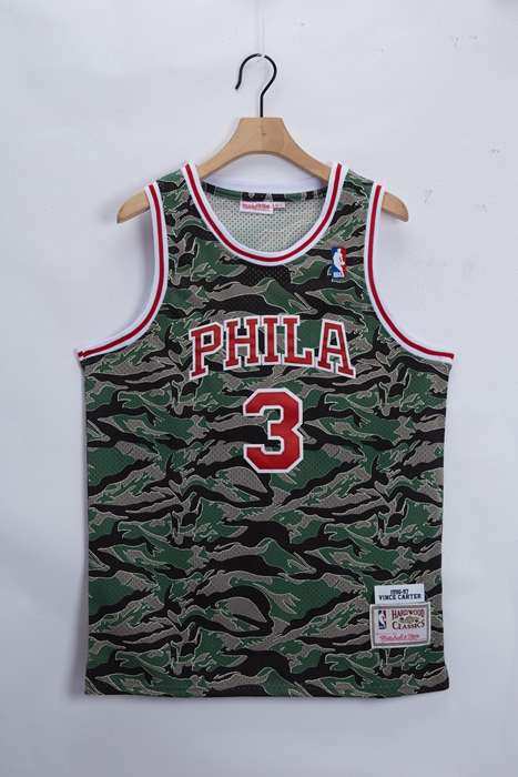 Philadelphia 76ers 1996/97 Camouflage #3 IVERSON Classics Basketball Jersey (Stitched)