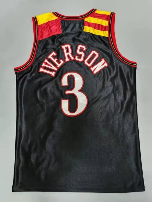Philadelphia 76ers 2006 Black #3 IVERSON Classics Basketball Jersey (Stitched)