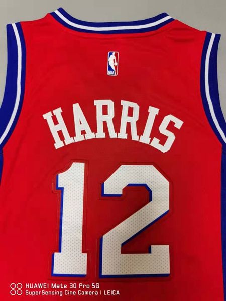 20/21 Philadelphia 76ers Red #12 HARRLS AJ Basketball Jersey (Stitched)