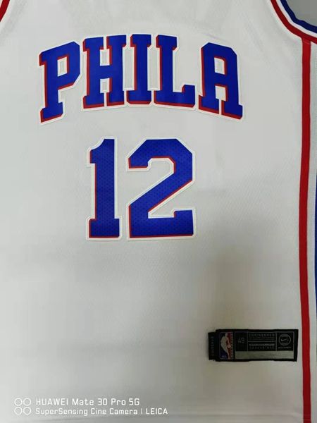 20/21 Philadelphia 76ers #12 HARRLS Whit Basketball Jersey (Stitched)