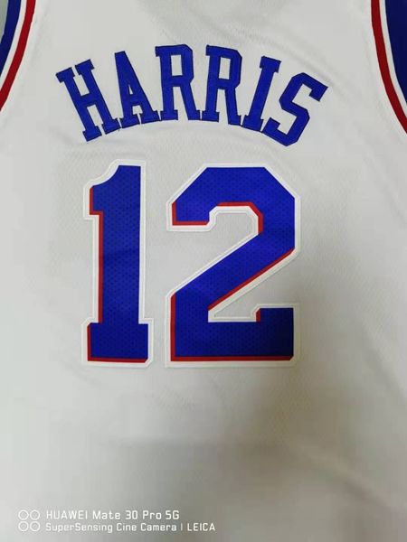 20/21 Philadelphia 76ers #12 HARRLS Whit Basketball Jersey (Stitched)