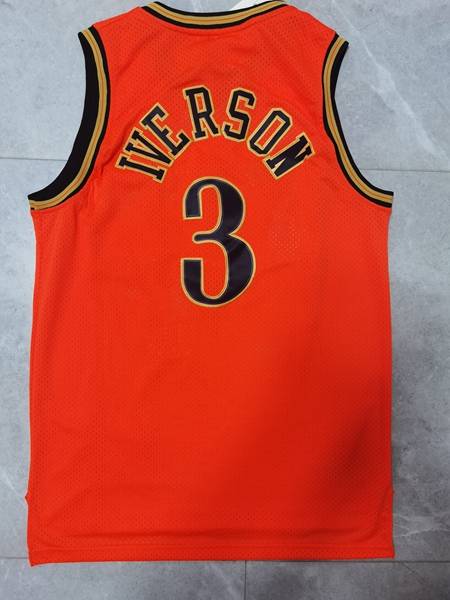 Philadelphia 76ers 1999/00 Orange #3 IVERSON Classics Basketball Jersey (Stitched)