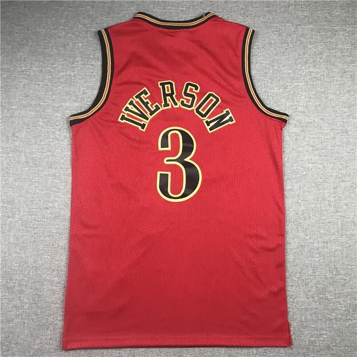 Philadelphia 76ers 1999/00 Red #3 IVERSON Classics Basketball Jersey (Stitched)