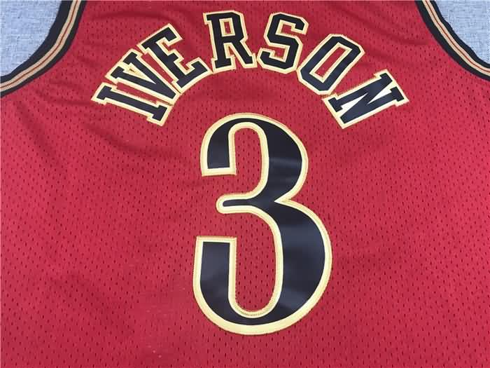 Philadelphia 76ers 1999/00 Red #3 IVERSON Classics Basketball Jersey (Stitched)